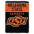 Oklahoma State Cowboys Blanket 60x80 Raschel Basic Design