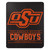 Oklahoma State Cowboys Blanket 50x60 Fleece Control Design