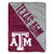 Texas A&M Aggies Blanket 46x60 Micro Raschel Halftone Design Rolled