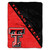 Texas Tech Red Raiders Blanket 46x60 Micro Raschel Halftone Design Rolled