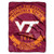 Virginia Tech Hokies Blanket 60x80 Raschel Rebel Design