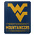 West Virginia Mountaineers Blanket 50x60 Fleece Control Design