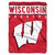 Wisconsin Badgers Blanket 60x80 Raschel Basic Design