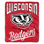 Wisconsin Badgers Blanket 50x60 Raschel Alumni Design