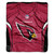 Arizona Cardinals Blanket 50x60 Raschel Jersey Design
