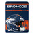 Denver Broncos Blanket 46x60 Micro Raschel Run Design Rolled