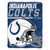 Indianapolis Colts Blanket 46x60 Micro Raschel 40 Yard Dash Design Rolled