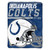 Indianapolis Colts Blanket 46x60 Micro Raschel 40 Yard Dash Design Rolled