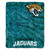 Jacksonville Jaguars Blanket 50x60 Sherpa Strobe Design