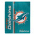 Miami Dolphins Blanket 50x60 Raschel Restructure Design
