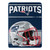 New England Patriots Blanket 46x60 Micro Raschel Run Design Rolled