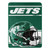 New York Jets Blanket 46x60 Micro Raschel Run Design Rolled