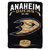 Anaheim Ducks Blanket 60x80 Raschel Inspired Design