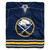 Buffalo Sabres Blanket 50x60 Raschel Jersey Design