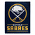 Buffalo Sabres Blanket 50x60 Raschel Interference Design