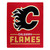 Calgary Flames Blanket 50x60 Raschel Interference Design