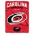 Carolina Hurricanes Blanket 60x80 Raschel Inspired Design