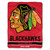 Chicago Blackhawks Blanket 46x60 Micro Raschel Breakaway Design Rolled