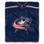 Columbus Blue Jackets Blanket 50x60 Raschel Jersey Design