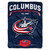 Columbus Blue Jackets Blanket 60x80 Raschel Inspired Design