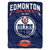Edmonton Oilers Blanket 60x80 Raschel Inspired Design