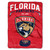 Florida Panthers Blanket 60x80 Raschel Inspired Design