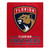 Florida Panthers Blanket 50x60 Raschel Interference Design