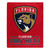 Florida Panthers Blanket 50x60 Raschel Interference Design