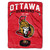 Ottawa Senators Blanket 60x80 Raschel Inspired Design