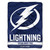 Tampa Bay Lightning Blanket 46x60 Micro Raschel Breakaway Design Rolled
