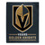 Vegas Golden Knights Blanket 50x60 Raschel Interference Design