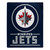 Winnipeg Jets Blanket 50x60 Raschel Interference Design