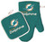 Miami Dolphins Oven Mitt and Pot Holder Set