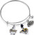 Los Angeles Rams 3 Charm Logo Bracelet