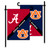 Alabama - Auburn 2-Sided Garden Flag - Rivalry House Divided