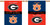 Georgia - Auburn 2-Sided 28" X 40" Banner W/ Pole Sleeve House Divided