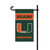 Miami Hurricanes Mini Garden Flag w/ Pole