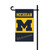 Michigan Wolverines Mini Garden Flag w/ Pole