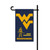 West Virginia Mountaineers Mini Garden Flag w/ Pole