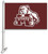 Mississippi State Bulldogs Car Flag