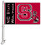 N. Carolina State Wolfpack Car Flag