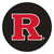 Rutgers University - Rutgers Scarlett Knights Puck Mat "Block R" Logo Black