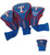 Texas Rangers 3 Pack Contour Head Covers