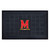 University of Maryland - Maryland Terrapins Medallion Door Mat M Primary Logo Black