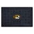 University of Missouri - Missouri Tigers Medallion Door Mat Tiger Head Primary Logo Black