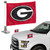 Georgia Bulldogs Ambassador Flags "G" Primary Logo 4 in. x 6 in. Set of 2