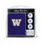 Washington Huskies Embroidered Golf Towel, 3 Golf Ball, and Golf Tee Set