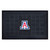 University of Arizona - Arizona Wildcats Medallion Door Mat Block A Primary Logo Black