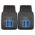 Duke University - Duke Blue Devils 2-pc Vinyl Car Mat Set "D & Devil" Logo Black