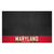 University of Maryland - Maryland Terrapins Grill Mat "Maryl&" Wordmark Red